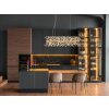 Globo lighting Katrina chandelier gold, 12-light sources