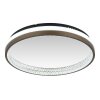 Globo lighting Della ceiling light LED black, 1-light source