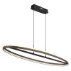 Globo lighting Della hanging light LED black, 1-light source