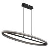 Globo lighting Della hanging light LED black, 1-light source