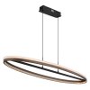 Globo lighting Della hanging light LED black, 1-light source