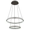 Globo lighting Alaina hanging light LED grey, 1-light source, Remote control