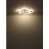Globo lighting Kora ceiling light LED black, 1-light source, Remote control