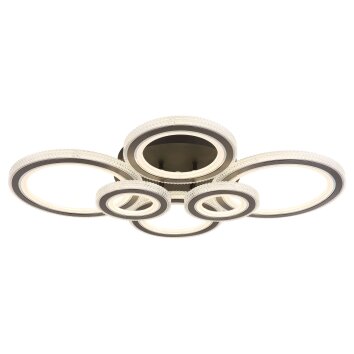 Globo lighting Kora ceiling light LED black, 1-light source, Remote control