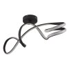 Globo lighting Swirl ceiling light LED black, 1-light source