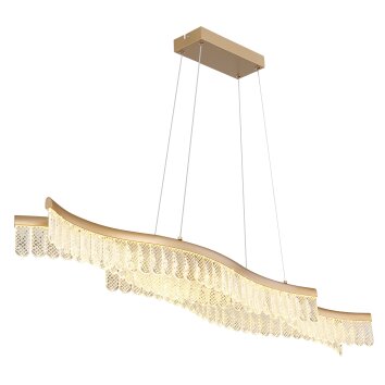 Globo lighting Juliet hanging light LED gold, 1-light source