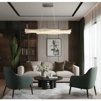 Globo lighting Juliet hanging light LED anthracite, 1-light source