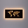 Paul Neuhaus lights MAP wall light LED gold, rust-coloured, 1-light source