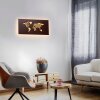 Paul Neuhaus lights MAP wall light LED gold, rust-coloured, 1-light source