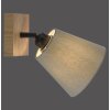 Leuchten Direkt lights MICHEL wall light, wall spotlight Ecru, black, 1-light source