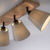 JUST LIGHT GERDA MICHEL ceiling light, ceiling spotlight Ecru, black, 3-light sources
