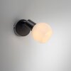 Leuchten Direkt lights LOKI wall and ceiling light LED black, 1-light source