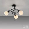 Leuchten Direkt lights LOKI ceiling light LED black, 3-light sources