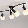 Leuchten Direkt lights LOKI ceiling light LED black, 4-light sources