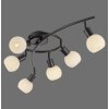 Leuchten Direkt lights LOKI ceiling light LED black, 6-light sources