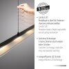 Leuchten Direkt lights NELE pendant light LED black, 1-light source