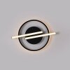 Leuchten Direkt lights KORSA ceiling light LED gold, black, 1-light source