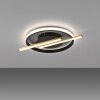 Leuchten Direkt lights KORSA ceiling light LED gold, black, 1-light source