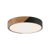Leuchten Direkt lights BILA ceiling light LED black, 1-light source