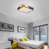 Leuchten Direkt lights BILA ceiling light LED black, 1-light source