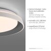 Leuchten Direkt lights SATI ceiling light LED grey, 1-light source