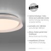 Leuchten Direkt lights SATI ceiling light LED white, 1-light source