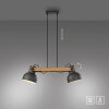 Leuchten Direkt lights 2.0 pendant light LED brown, black, 2-light sources