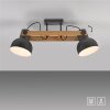 Leuchten Direkt lights 2.0 ceiling light LED brown, black, 2-light sources