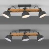Leuchten Direkt lights 2.0 ceiling light LED brown, black, 3-light sources