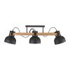 Leuchten Direkt lights 2.0 ceiling light LED brown, black, 3-light sources