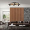 Leuchten Direkt lights 2.0 ceiling light LED brown, black, 3-light sources