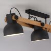 Leuchten Direkt lights 2.0 ceiling light LED brown, black, 3-light sources