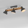 Leuchten Direkt lights 2.0 ceiling light LED brown, black, 3-light sources