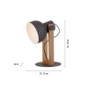 Leuchten Direkt lights 2.0 table lamp LED brown, black, 1-light source