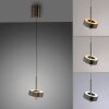 Paul Neuhaus Q-Serie Q-Rotate pendant light LED brown, 1-light source, Remote control