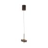 Paul Neuhaus Q-Serie Q-Rotate pendant light LED brown, 1-light source, Remote control