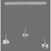 Paul Neuhaus Q-Serie Q-Rotate pendant light LED silver, 3-light sources, Remote control