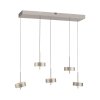 Paul Neuhaus Q-Serie Q-Rotate pendant light LED silver, 5-light sources