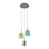 Paul Neuhaus lights Zula pendant light LED brown, 3-light sources