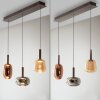 Paul Neuhaus lights Irides pendant light LED brown, 3-light sources