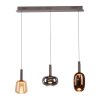 Paul Neuhaus lights Irides pendant light LED brown, 3-light sources