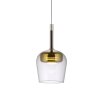 Paul Neuhaus Q-Serie Q-Kon pendant light LED brown, 1-light source, Remote control