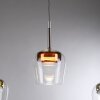 Paul Neuhaus Q-Serie Q-Kon pendant light LED brown, 1-light source, Remote control