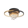 Paul Neuhaus lights Rotazo ceiling light LED gold, black, 1-light source