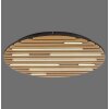 Paul Neuhaus Q-Serie Q-Akustik wall and ceiling light LED brown, black, 1-light source, Remote control