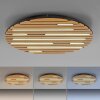 Paul Neuhaus Q-Serie Q-Akustik wall and ceiling light LED brown, black, 1-light source, Remote control
