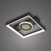 Paul Neuhaus lights Traforo ceiling light LED black, 1-light source, Remote control
