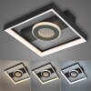 Paul Neuhaus lights Traforo ceiling light LED black, 1-light source, Remote control