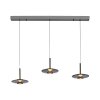 Paul Neuhaus lights Vitrum pendant light LED grey, 6-light sources