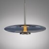 Paul Neuhaus lights E-Vitrum pendant light LED grey, 2-light sources, Remote control